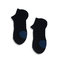 Men Sweat Quick Dry Cotton Breathable Antiskid Boat Socks Sports Foot Comfortable Ankle Socks - Navy