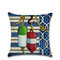 Vintage nautique ancre gouvernail motif lin coton housse de coussin maison canapé Art décor - #4