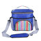 Aluminum Thick Outdoor Portable Picnic Bag Picnic Bag Car Ice Bag - Blue