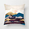 Moderno paisaje abstracto funda de cojín de lino sofá para el hogar fundas de almohada decoración del hogar - #6
