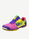 Large Size Colorful Breathable Mesh Trainers - Purple