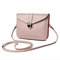 Woman PU Crossbody Bag Phone Bag Little Envelope Bag Storage Bag - Beige