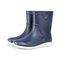 Men Slip Resistant Comfy Soft Mid Calf Rain Boots - Blue1