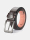 Men Faux Leather Belt Casual Fashion Business All-match Leather Belt - #02