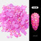 8 Color Luminous Crystal Mixed Size Nail Art Rhinestone Decorations 3D Manicure Glitter Diamond Jewelly - 06