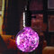 E27スター3Wエジソン電球LEDフィラメントレトロ花火産業装飾ライトランプ      - ピンク