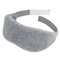 Mens Womens 3D Stereoscopic Sponge Adjustable Breathable Shading Solid Blindfold   - Grey