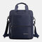 Men Oxford Large Capacity 13 Inch Laptop Bag Anti-theft Multi-pocket Handbag Crossbody Bag - Blue