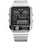 Fashion Men Digital Watch Date Week Display Chronograph 3 Time Zone Waterproof LED Dual Display Watch - #05