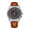 Sport Style Six Pin Quartz Watch Leather Men Waist Watch Waterproof Quartz Watch - 04