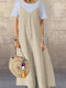 Solid Color Front Button Wide-legged Straps Sleeveless Jumpsuits - Beige