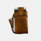 Men Genuine Leather 6.3 Inch EDC Retro Short Cell Phone Case Belt Bag - #03