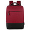 New Business Men's Backpack Fashion Female Student Bag Large Capacity Computer Bag - Red wine