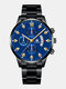 13 Colors Men Business Watch Inlaid Diamond Decorated Pointer Calendar Quartz Watch - #03