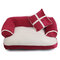 3 Farben EU-Stil Luxus Haustier Couch Bett Hund Katze Abnehmbare Winter Schlafsofa Zwinger - Rose