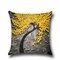 1 PC 3D Vintage Dimensional Flower Cotton Linen Pillow Case Waist Cushion Cover Throw Pillow Cover Bags Home Car Decor - #6