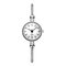 Simple Trendy Women Watches Full Alloy Roman Numerals No Number Dial Ultra-Light Quartz Watches - 04
