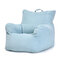 Sofá Preguiçoso Feijão Bolsa Quarto Individual Sofá Cadeira Sala de Estar Cadeira Preguiçosa Simples Moderna - Azul claro