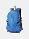Men Oxford Cloth Waterproof Large Capacity Outdoor Climbing Travel Backpack - Blue