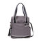 Women Canvas Large Capacity Waterproof Shoulder Bags Crossbody Bags Handbags - Grey