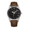 Trendy Luminous Waterproof Quartz Watch Leather Stainless Steel Men Waist Watch - 02