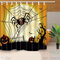 180*180cm 4 Kinds of Halloween Pumpkins Theme Fabric Bathroom Shower Curtain Waterproof Curtains - #1