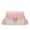 New Girl Small Bag New Wild Hit Color Small Square Bag Fashion Shoulder Messenger Bag Tide - Pink