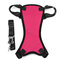 M Size Air Mesh Puppy Pet Dog Car Harness and Seatbelt Clip Lead Safety for Dogs Travel - Rose