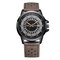 Trendy Roman Digital Men's Quartz Watch Calendar Breathable Belt Waist Watch For Men - 03