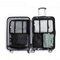 7Pcs Cationic Oxford Travel Storage Bag Clothes Shoes Bra Washing Bag Makeup Storage Bag - Black