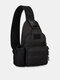 Men's Polyester Camouflage USB Charging  Chest Bag Kettle Cover Cycling Sports Chest Bag Single Shoulder Backpack Leisure Bag - #01