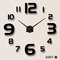 Personnalité créative Simple mode horloge murale 3d acrylique miroir Stickers muraux horloge salon bricolage horloge murale - #22