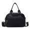 Women Causal Light Weight Handbag Shoulder Bag Crossbody Bags - Black