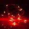 2M 20 LED Copper Wire Fairy String Light USB Powered Xmas Party Home Decor  DC5V - Red