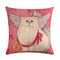 1 PC Cartoon Cat Pattern Cotton Linen Throw Pillow Cover Cushion Cover Seat Car Home Sofa Bed Decorative Pillowcase - #9