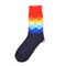 Men Sub-gradient Cotton Breathable Socks Comfortable Casual Sports Long Tube Socks - 3