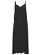 Сексуальный Женщины Богемия Сплошной Спинки V-образный Вырез Макси Платье Sundress - Черный