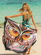Plus Size Animal Print Swimsuits Multi-Ways Wearing Women Cover Ups Beachwear - #04