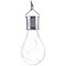 Solar Power Outdoor Garden Light Bulb Nightlight Camping Hanging Rotatable Pendant Lamp Home Decor - Transparent