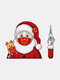 1 PC de Papai Noel de Natal vestindo Máscara Adesivo de limpador removível do pára-brisa traseiro Adesivo de carro - #07