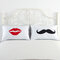 2PCS White Cotton Home Hotel Decor Standard Pillow Cases Bed Throw Cushion Cover - #2