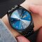 Business Style Luminous Quartz Watch Waterproof Men Waist Watch Simple Style Watch - Blue