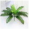 Core With 18 Heads Of Artificial Plants Iron Leaves Simulation Flowers Fake Green Plants - Green