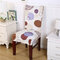 Capa Esticada Para Cadeira de Modelo Floral Contratada Moderna Decoração Doméstica - #4