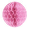 6'' Tissue Paper Pom Poms Honeycomb Ball Lantern Wedding Party Home Table Decor - Pink