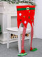 1 pieza Fundas para sillas de Navidad Papá Noel Sombrero Fundas traseras para sillas de cena de Navidad Decoración para fiestas de mesa - #01