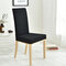 Fundas impermeables para sillas de comedor Anti Fundas de asiento de tela tipo gofre de suciedad Stretch Spandex - #4
