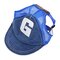 Adjustable Pet Baseball Hat Outdoor Travel Hat Summer Sun Protective Dog Hat - Blue