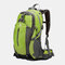 Men Polyester Free Rain Cover 40L Waterproof Outdoor Hiking Travel Lightweight Backpack - Dark Green