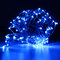 10M 100LEDs Battery Powered Waterproof Copper Wire  String Light For Wedding Party Decor  - Blue